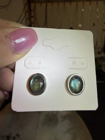 plant/lab earrings -0-thumbnail