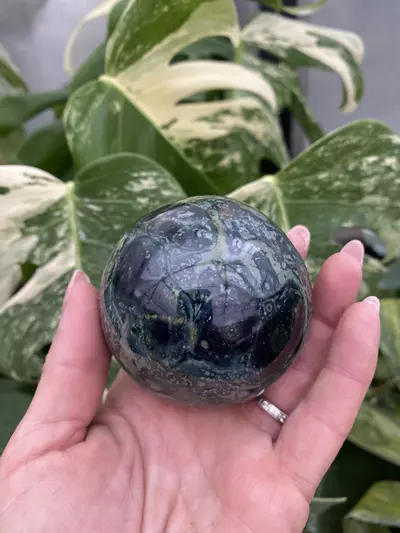 plant/PSS-0091 Kambaba Jasper Sphere-0-thumbnail