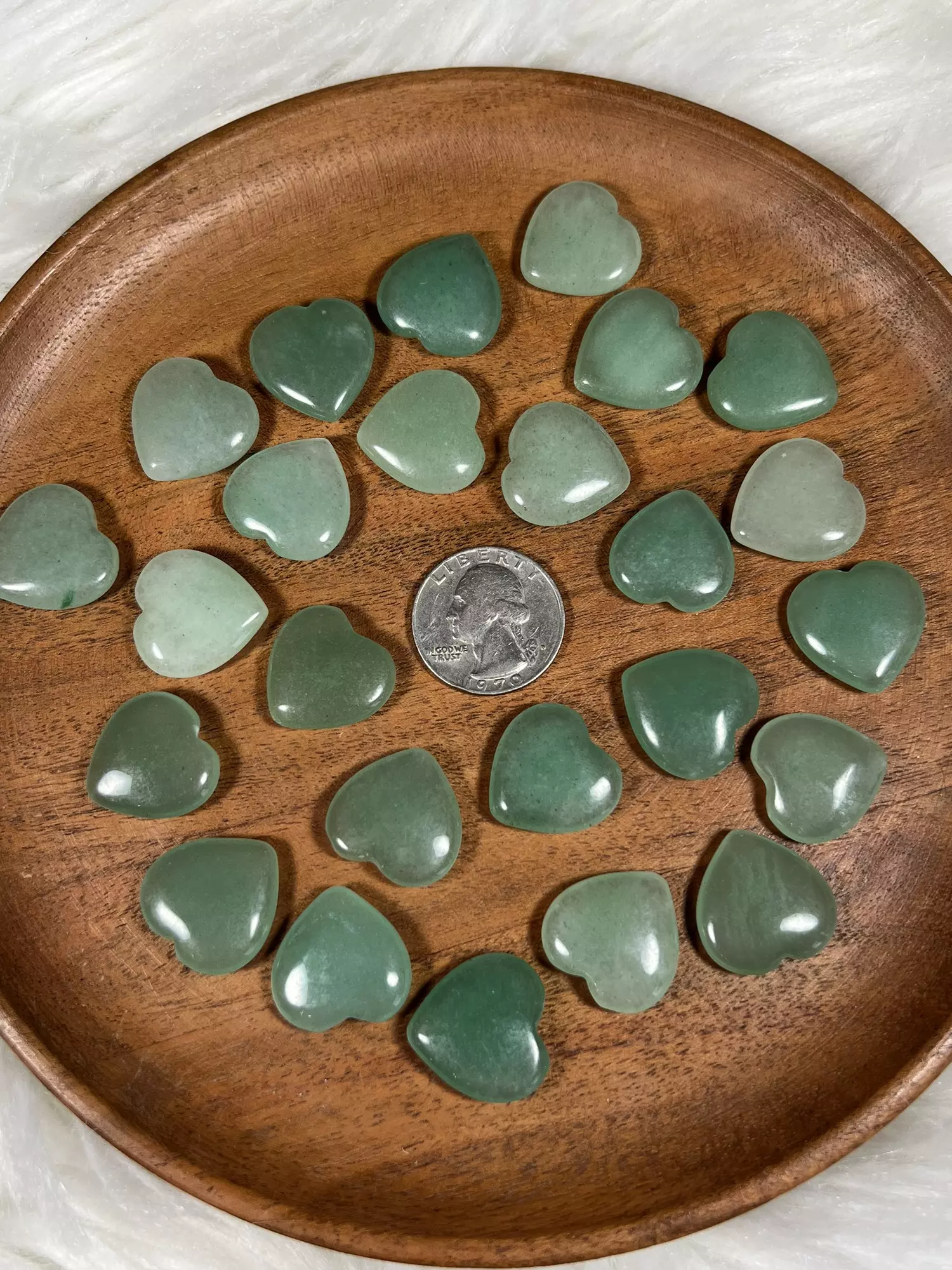 plant/1 Green Aventurine Mini Heart-0