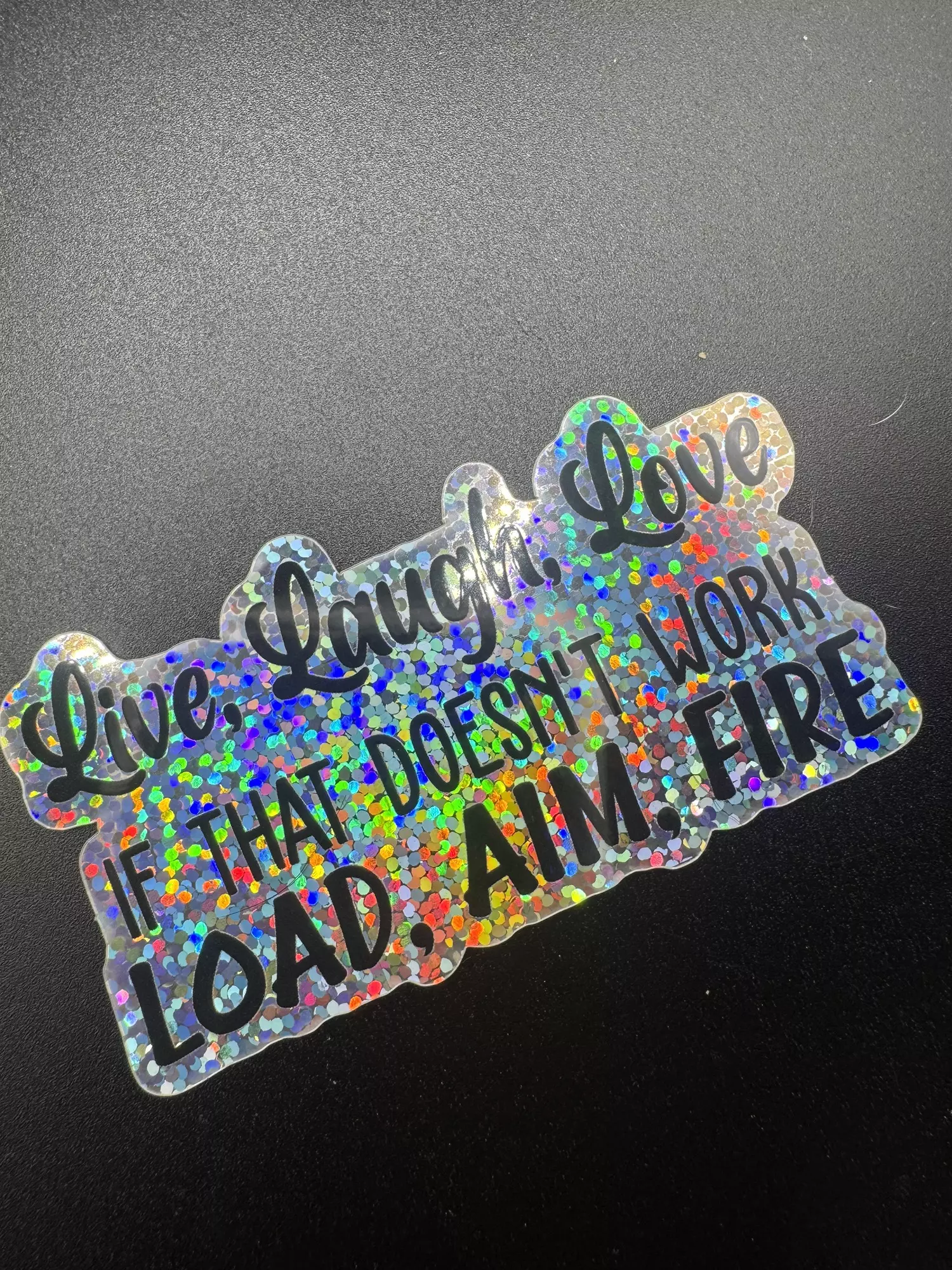 plant/Live laugh sticker #2-0