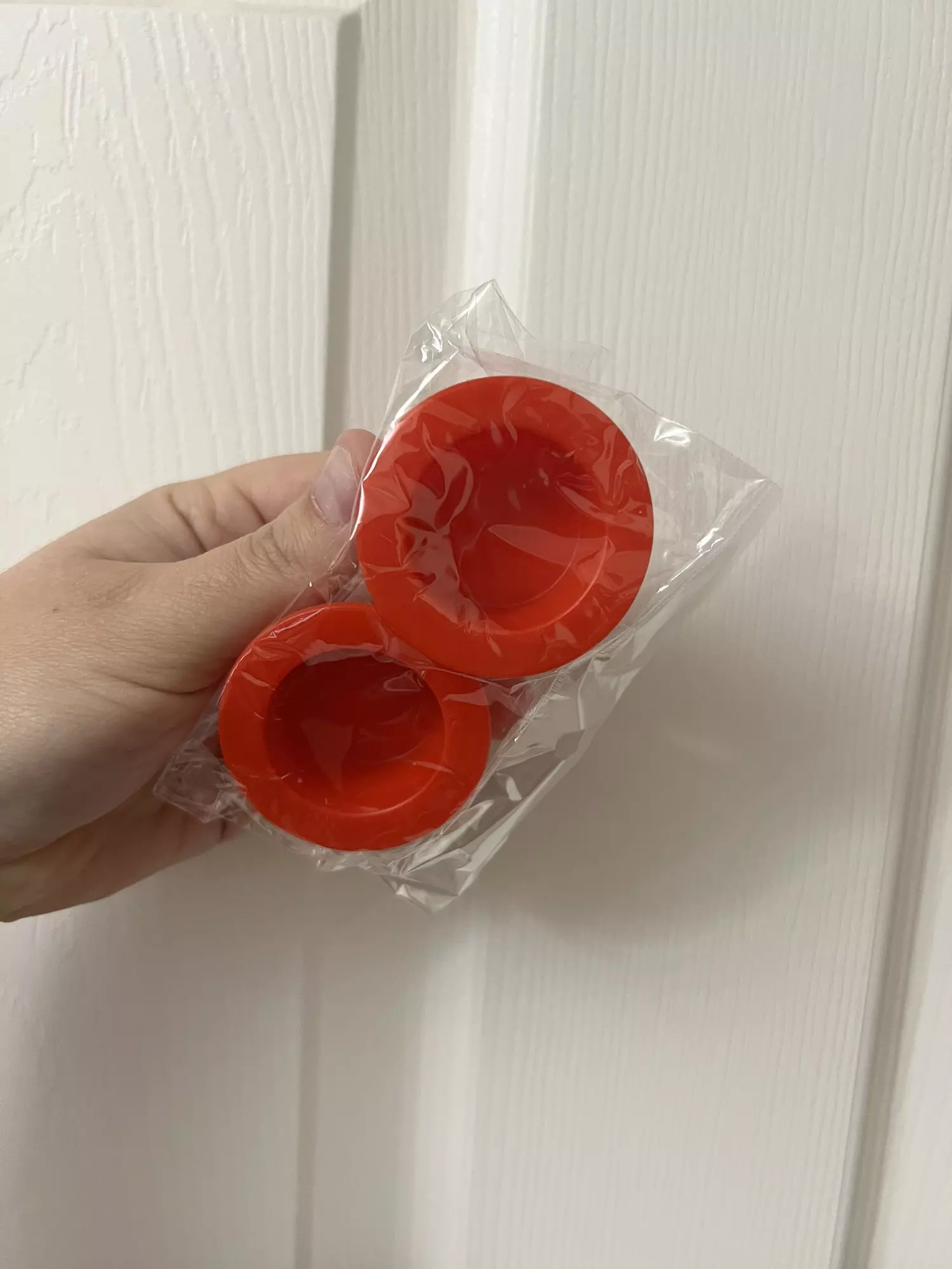 plant/.5 oz. Red Silicone Bowls (2 bowls)-0