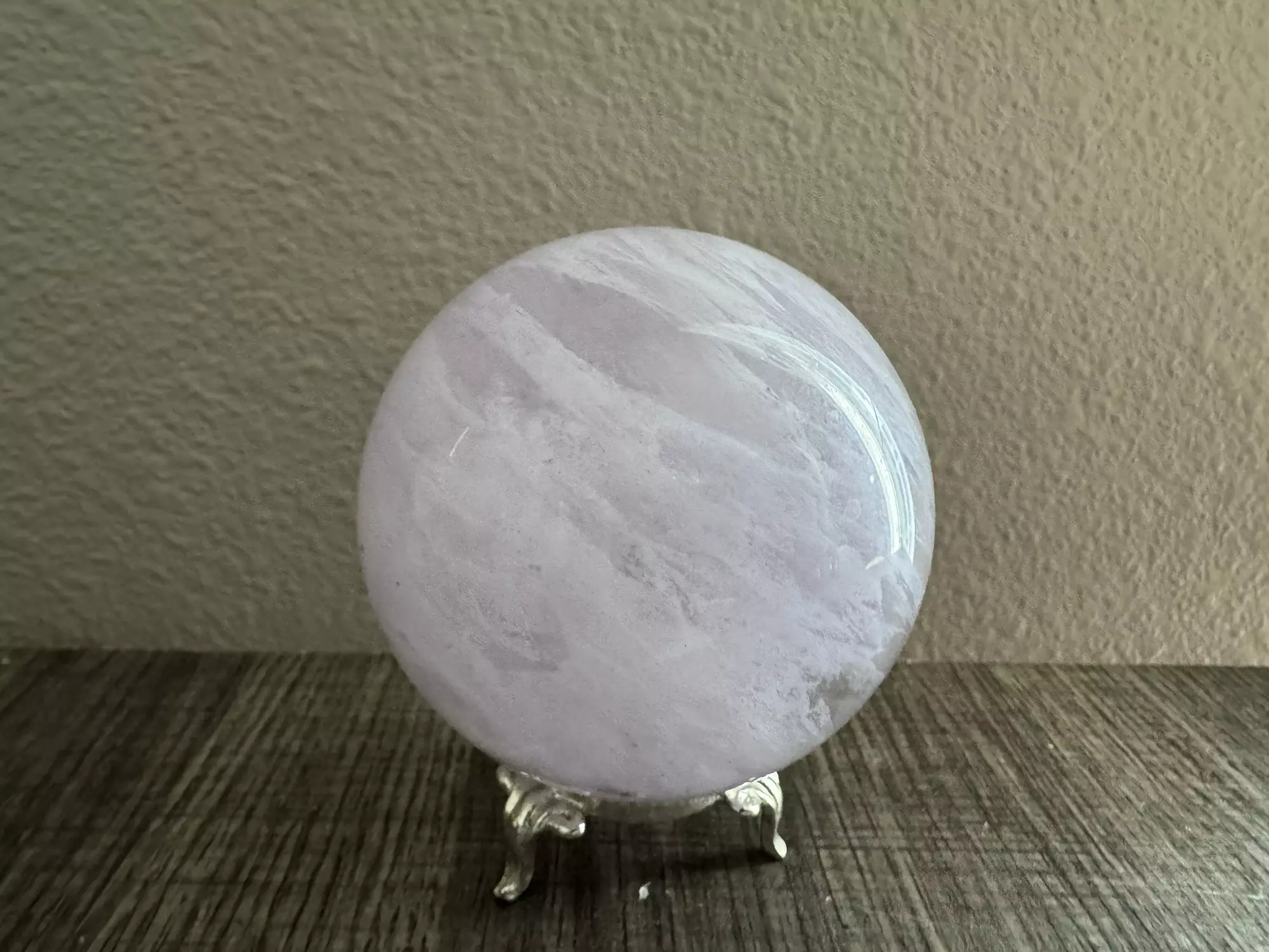 plant/Light Purple Smelt Quartz Sphere-0