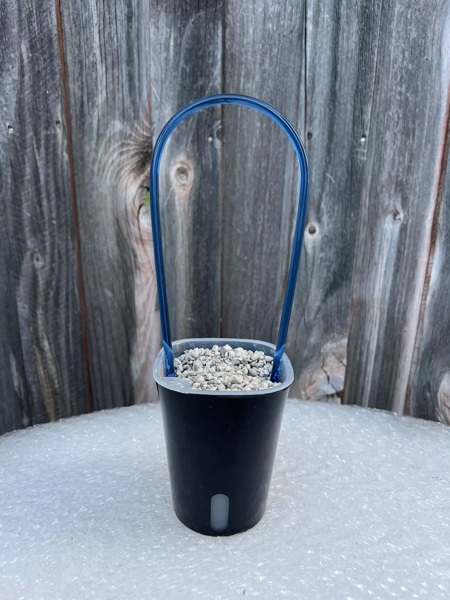 plant/Set of 2 blue acrylic trellises with pointed tip-0