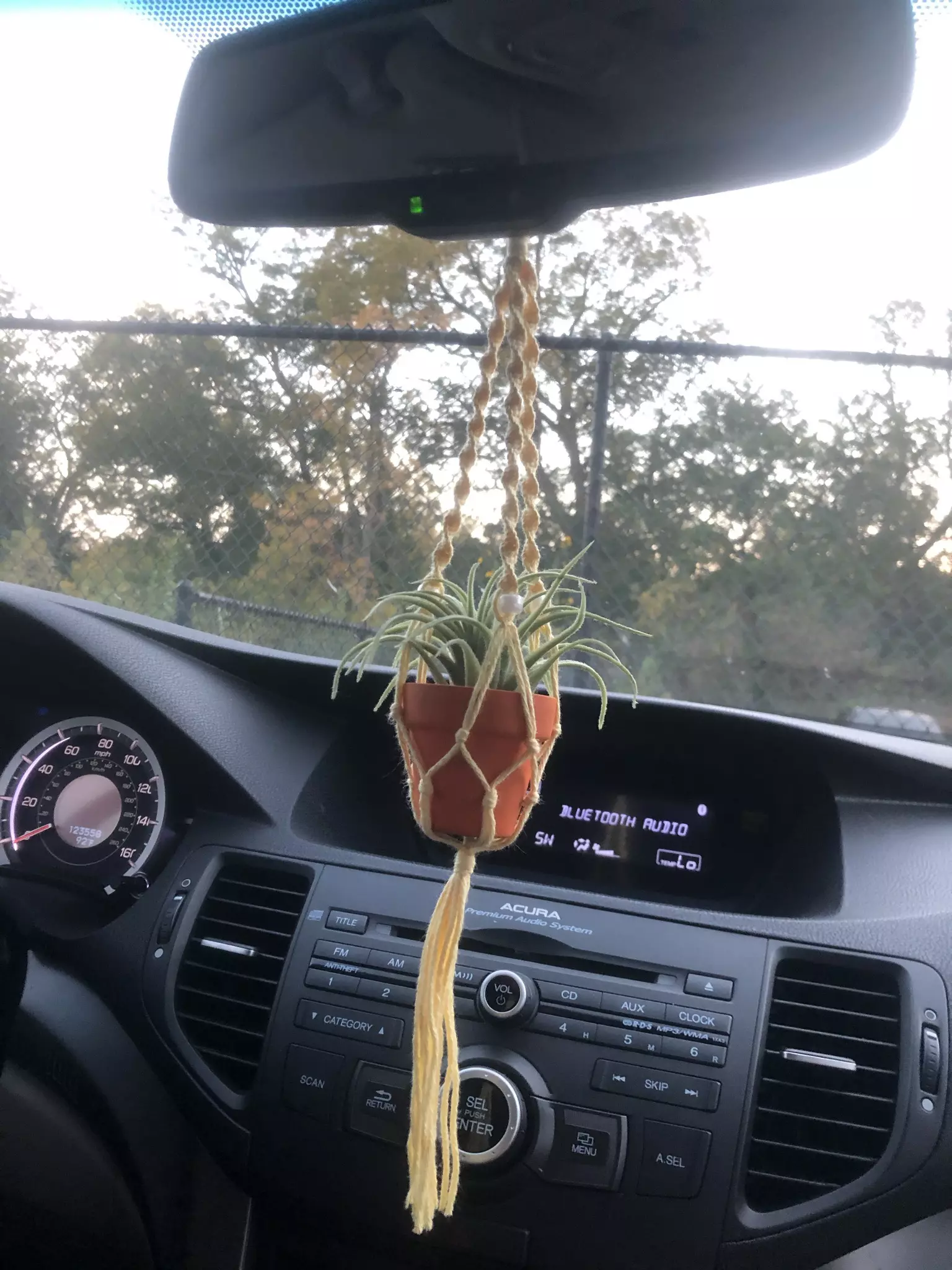 plant/Macramé Plant Hanger with Faux Plant-0