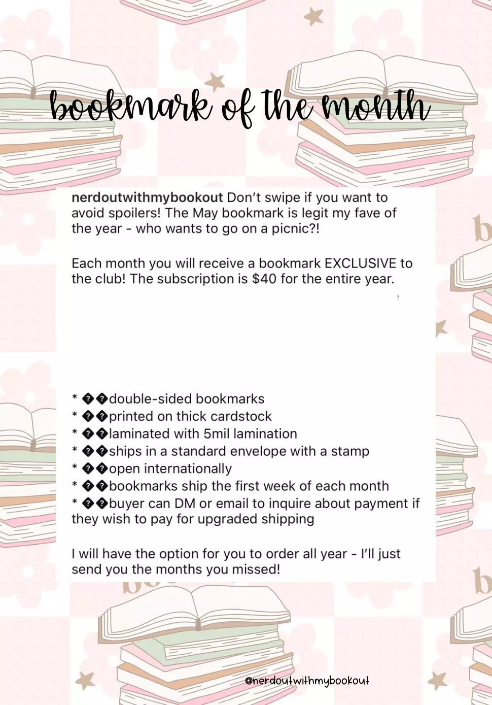 plant/bookmark of the month subscription-0