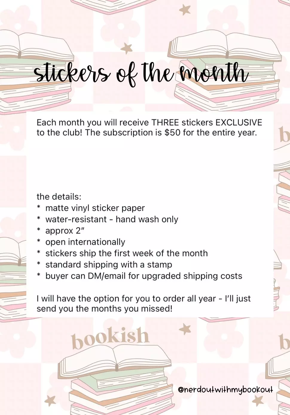 plant/stickers of the month subscription-0