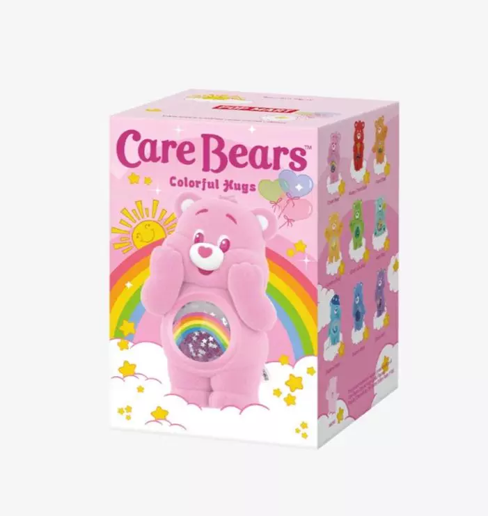 plant/Pop Mart Care Bears Colorful hugs blind box-0