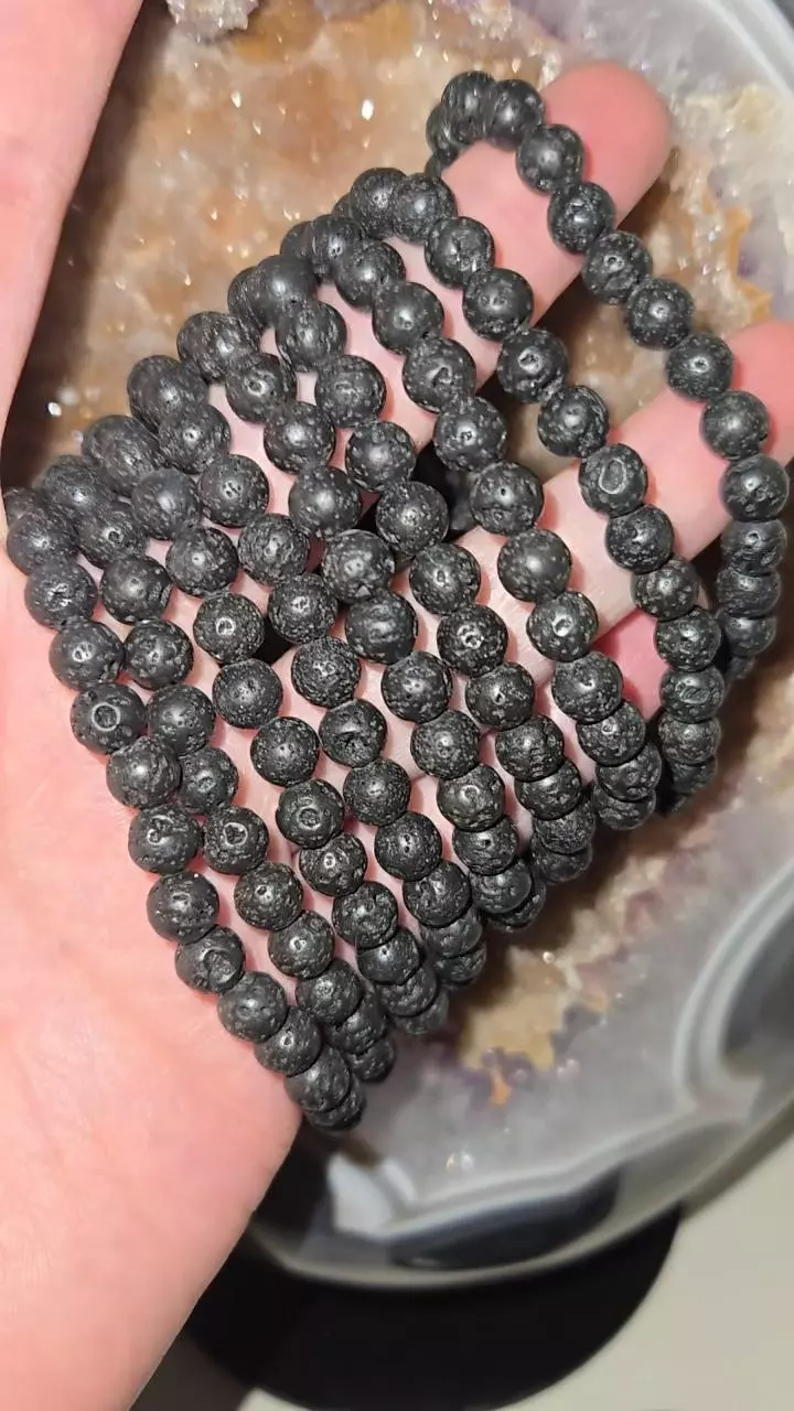 plant/Lava rock bracelets. Listing is for 1 bracelet. I have 9 available-0