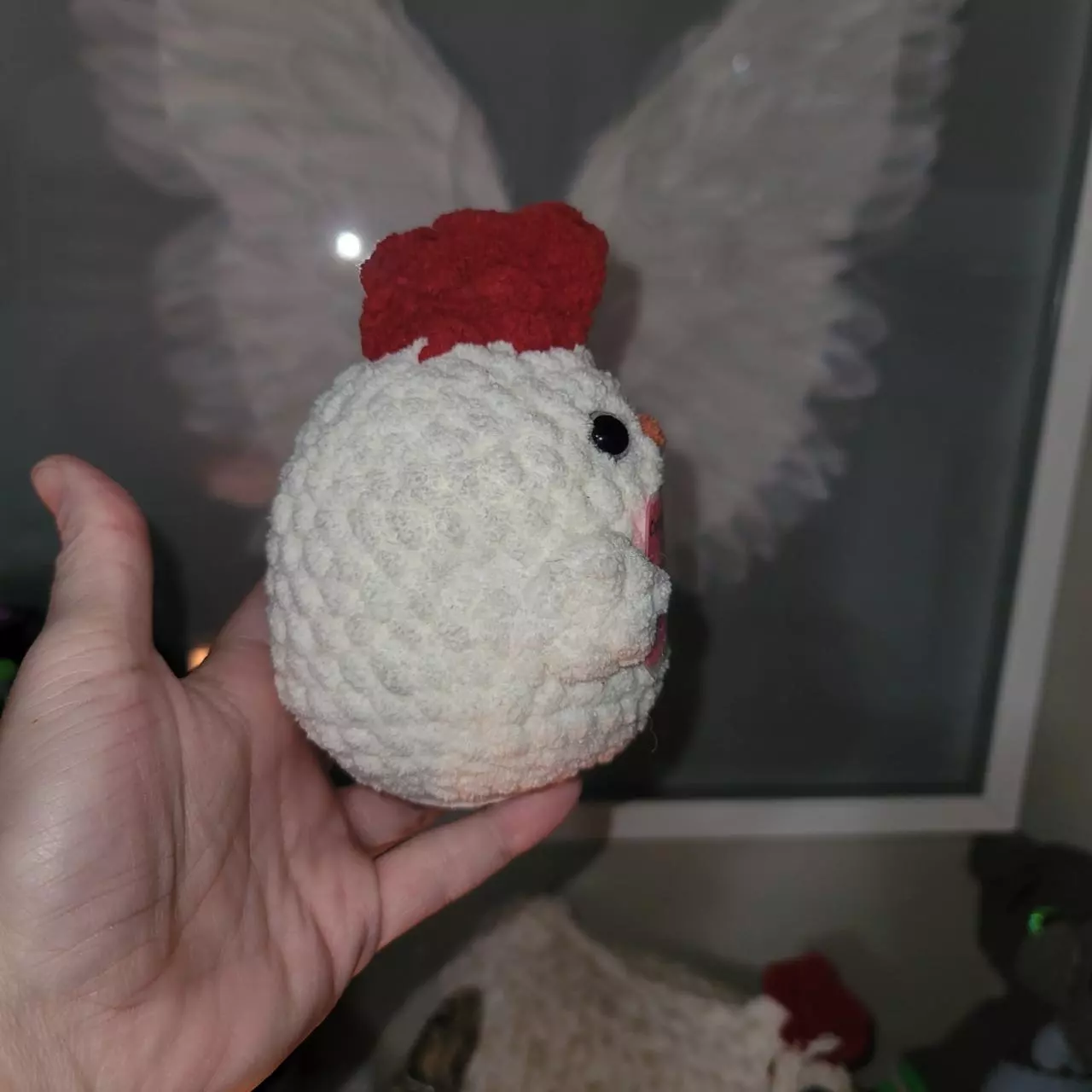 plant/Crocheted Clucky Pet-1