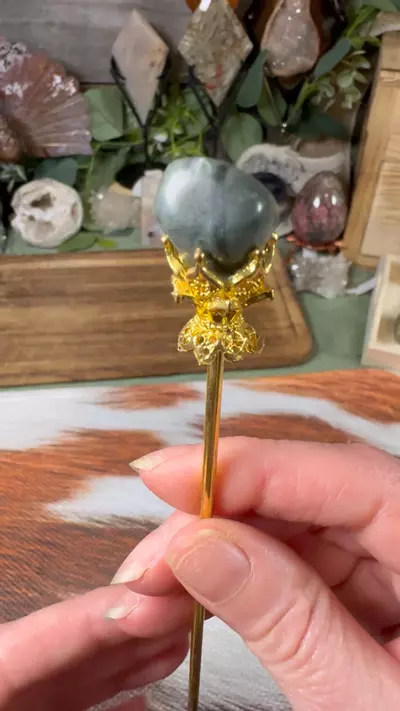 plant/African Bloodstone Tumble Hair Pin-0-thumbnail