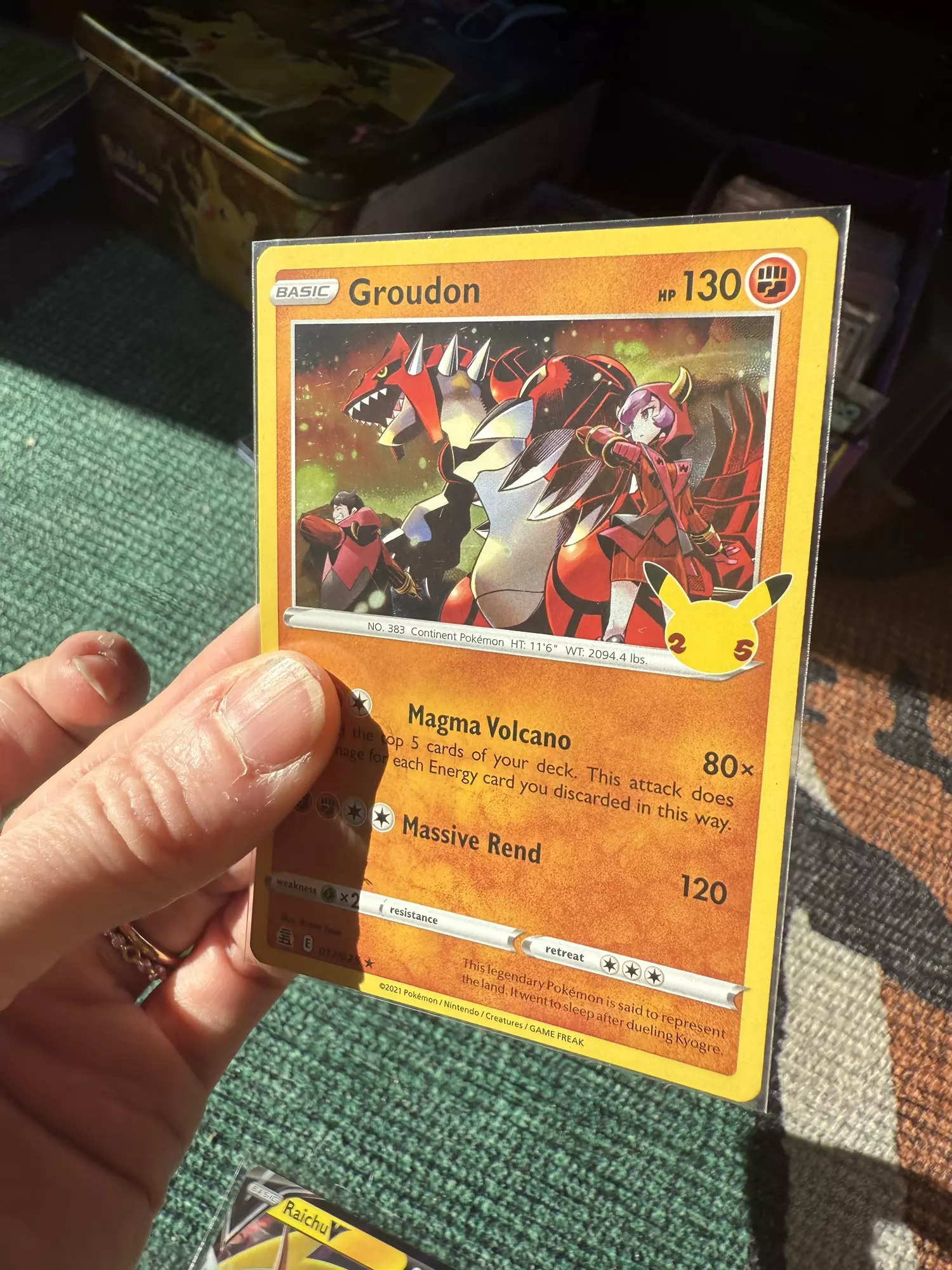 plant/Groudon holo  celebration-0