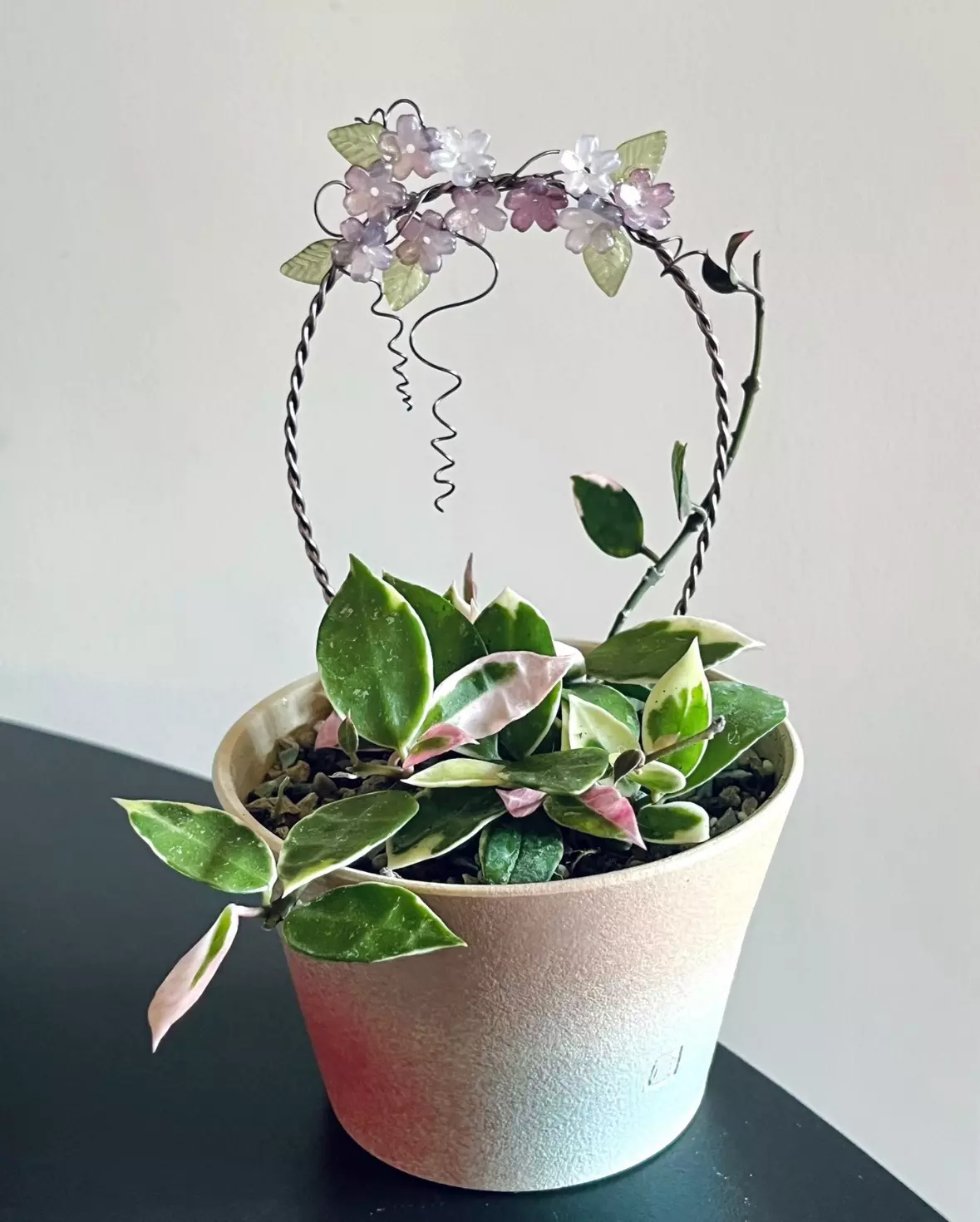 plant/3”*5.5”Pink lilac|plant stake trellis-0