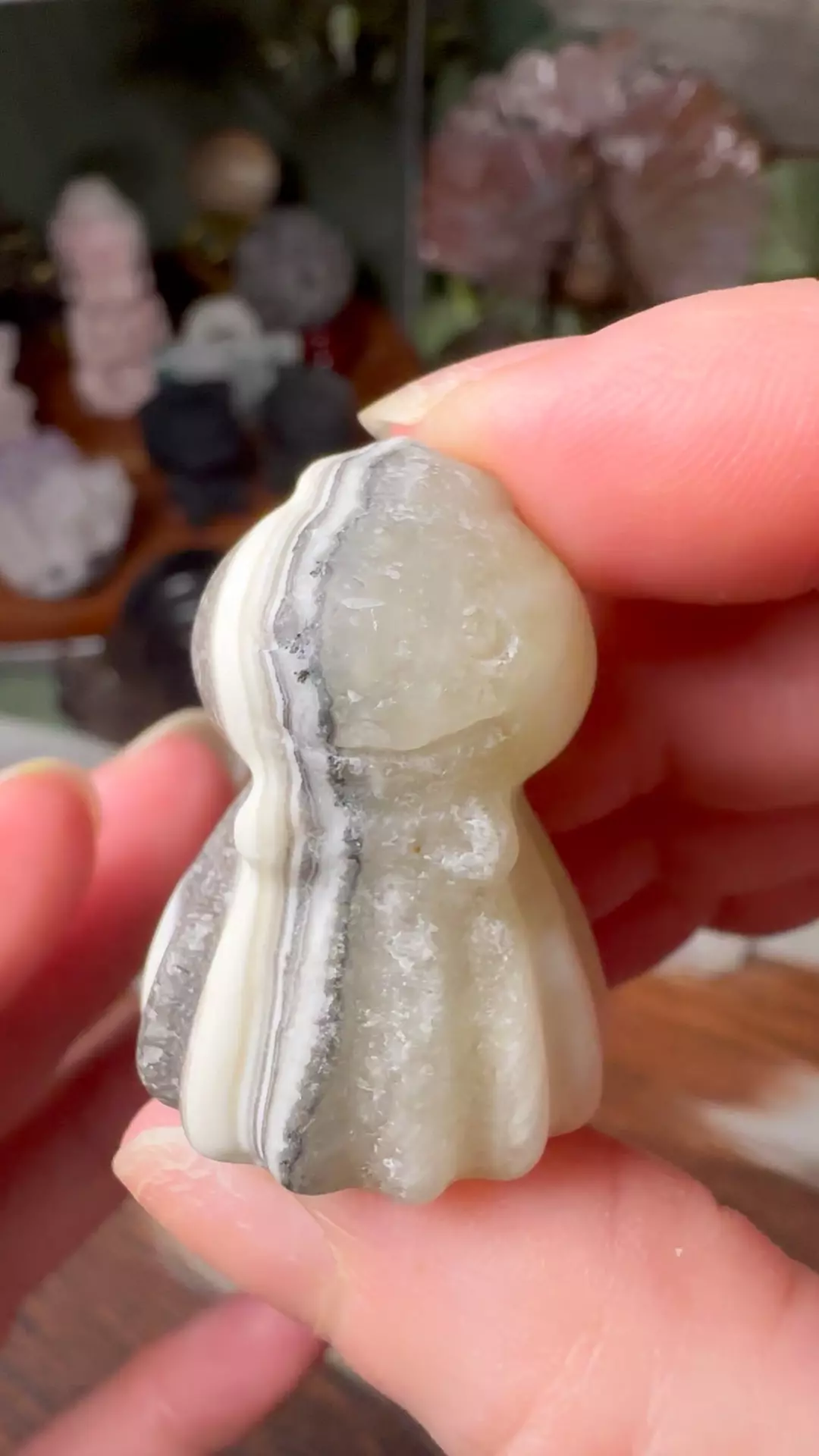 plant/Dendrite Yellow Calcite Sunnydoll Ghost -0