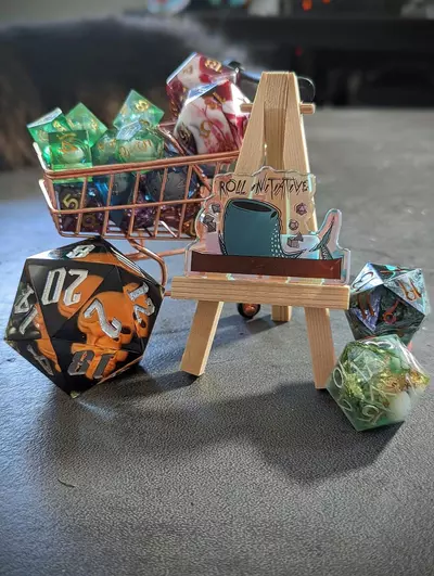 plant/DM Shark Magnetic Acrylic Pin-0-thumbnail