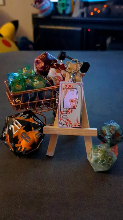 plant/ButcherKnife Mirror Acrylic Keychain-1-thumbnail