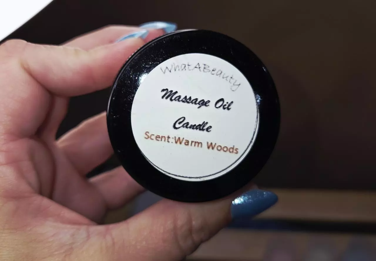 plant/4oz Massage Oil candle-0