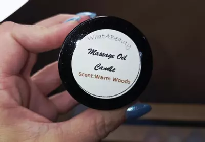 plant/4oz Massage Oil candle-0-thumbnail