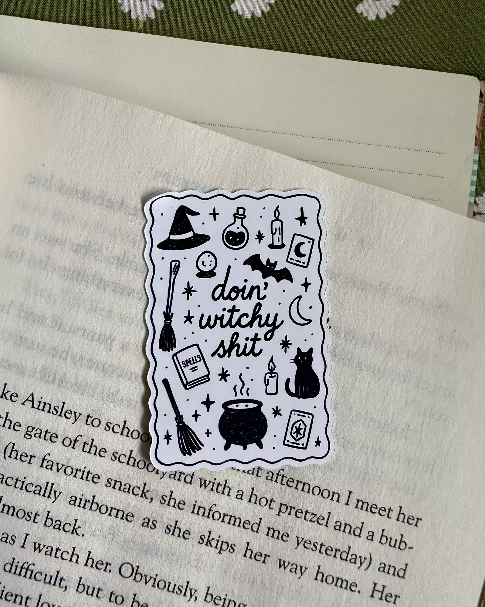 plant/Doin witchy ish sticker-0
