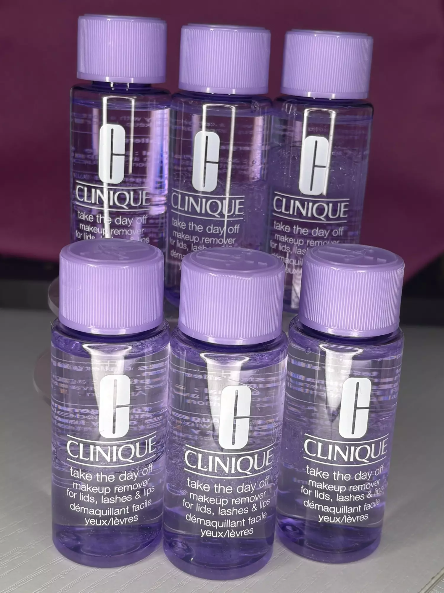 plant/X6 Travel size clinique take the day off make up remover-0