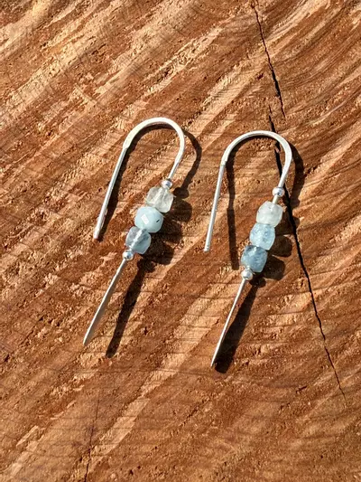 plant/STERLING SILVER AQUAMARINE -0-thumbnail