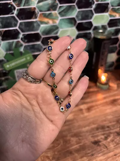 plant/🧿 Evil Eye bracelet 🩵❤️💙💚-0-thumbnail