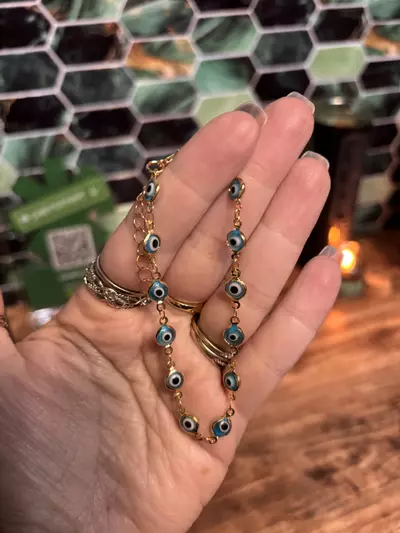 plant/🧿 Evil Eye bracelet 🩵-0-thumbnail