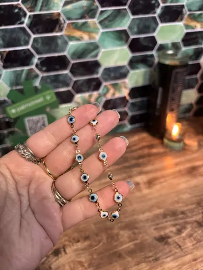 plant/🧿 Evil Eye bracelet 🩵-0-thumbnail