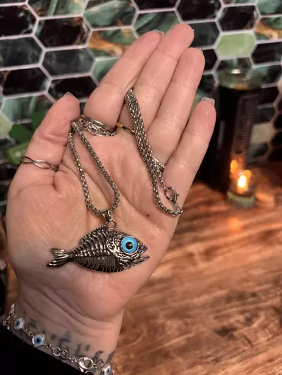 plant/Big Fish Necklace -0-thumbnail