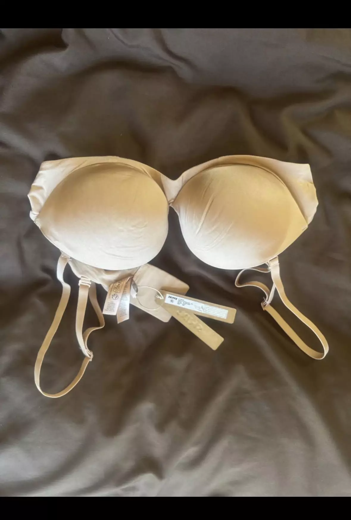 plant/New Skims 36A push-up optional strapless NWT-0