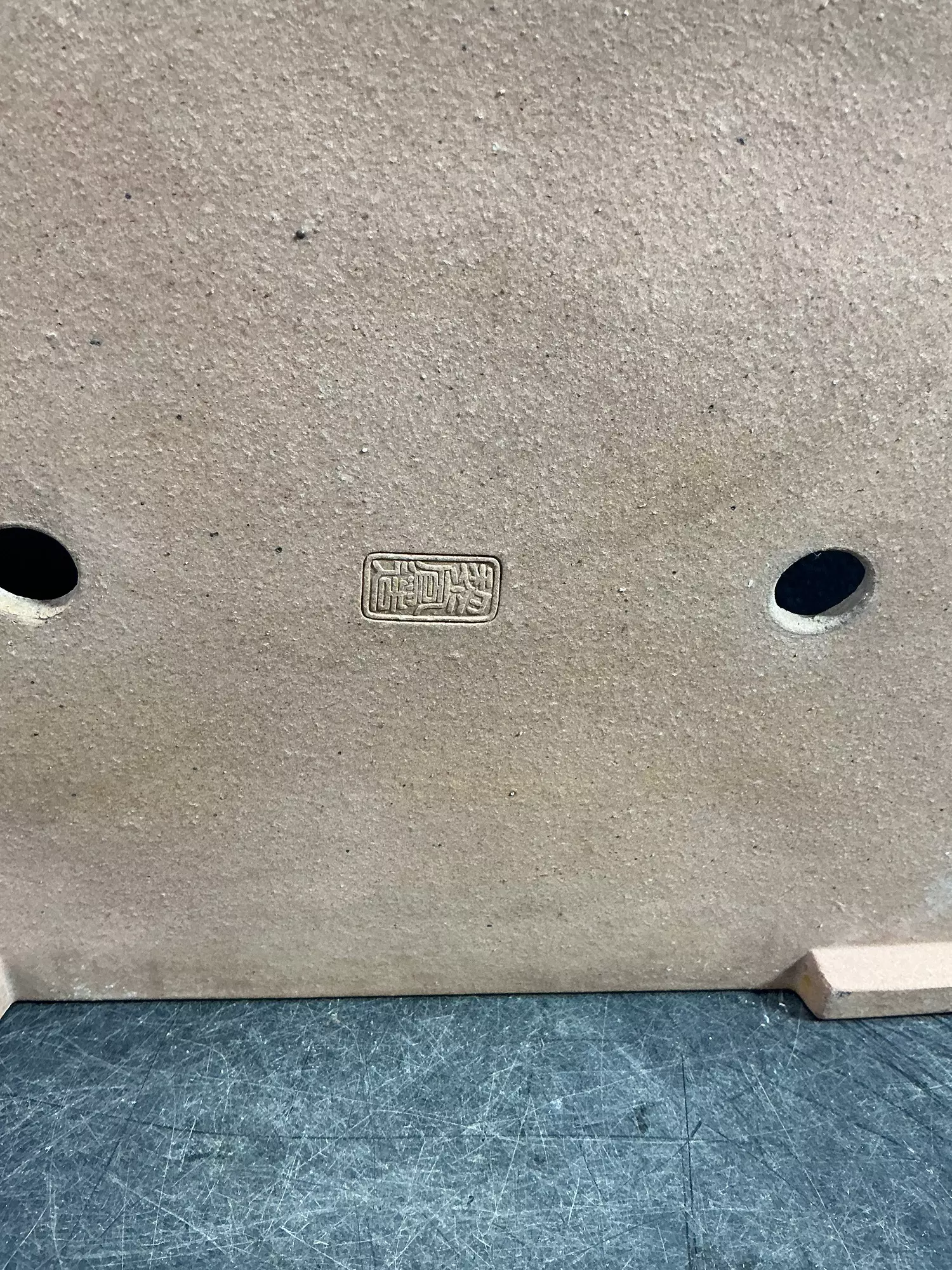 plant/Glazed and Chopped Reiho Japanese Pot with Patina-4