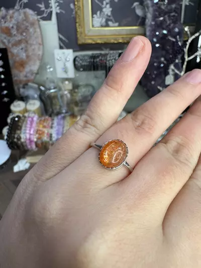 plant/$28| Sunstone S925 Adjustable Ring-0-thumbnail