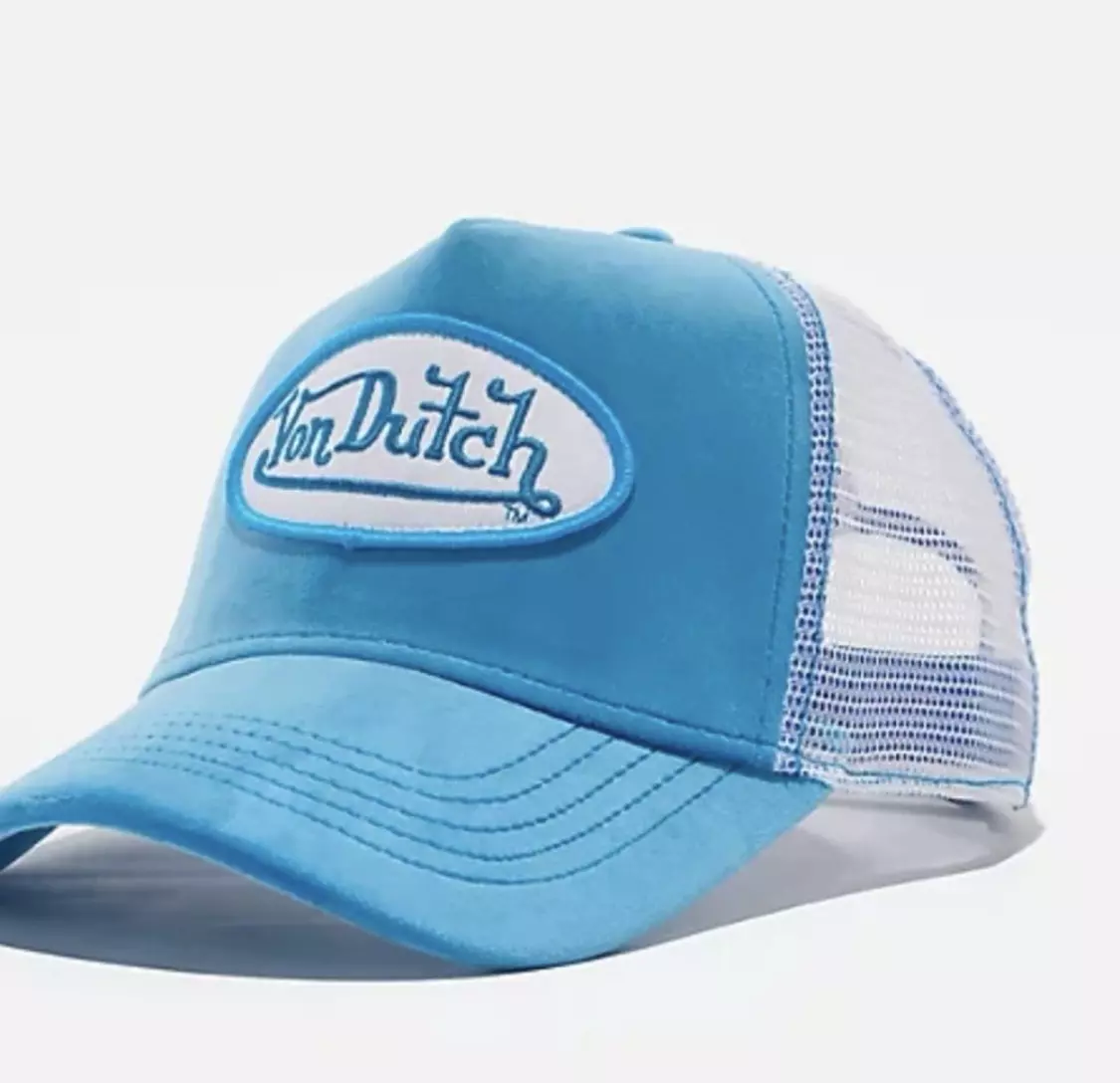 plant/Light Blue Von Dutch Hat-0
