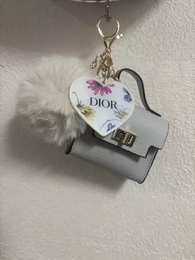 plant/Floral D bag charm-0-thumbnail