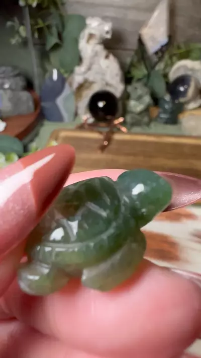 plant/Mini Sea Turtle Moss Agate -0-thumbnail