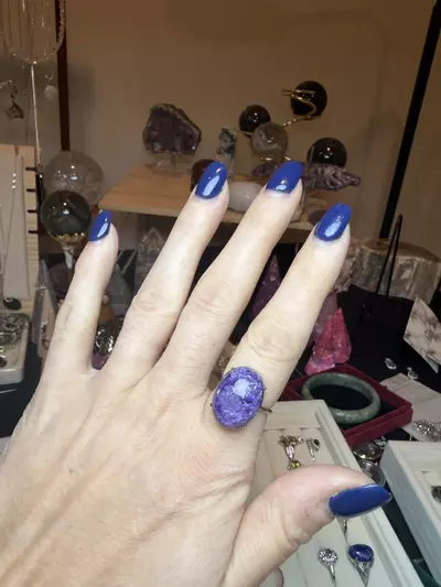 plant/S925 adjustable charoite $60-1-thumbnail