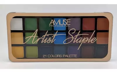 plant/Amuse Artist Staple 21 Color Eyeshadow Palette Net Wt. 0.65 oz-0-thumbnail