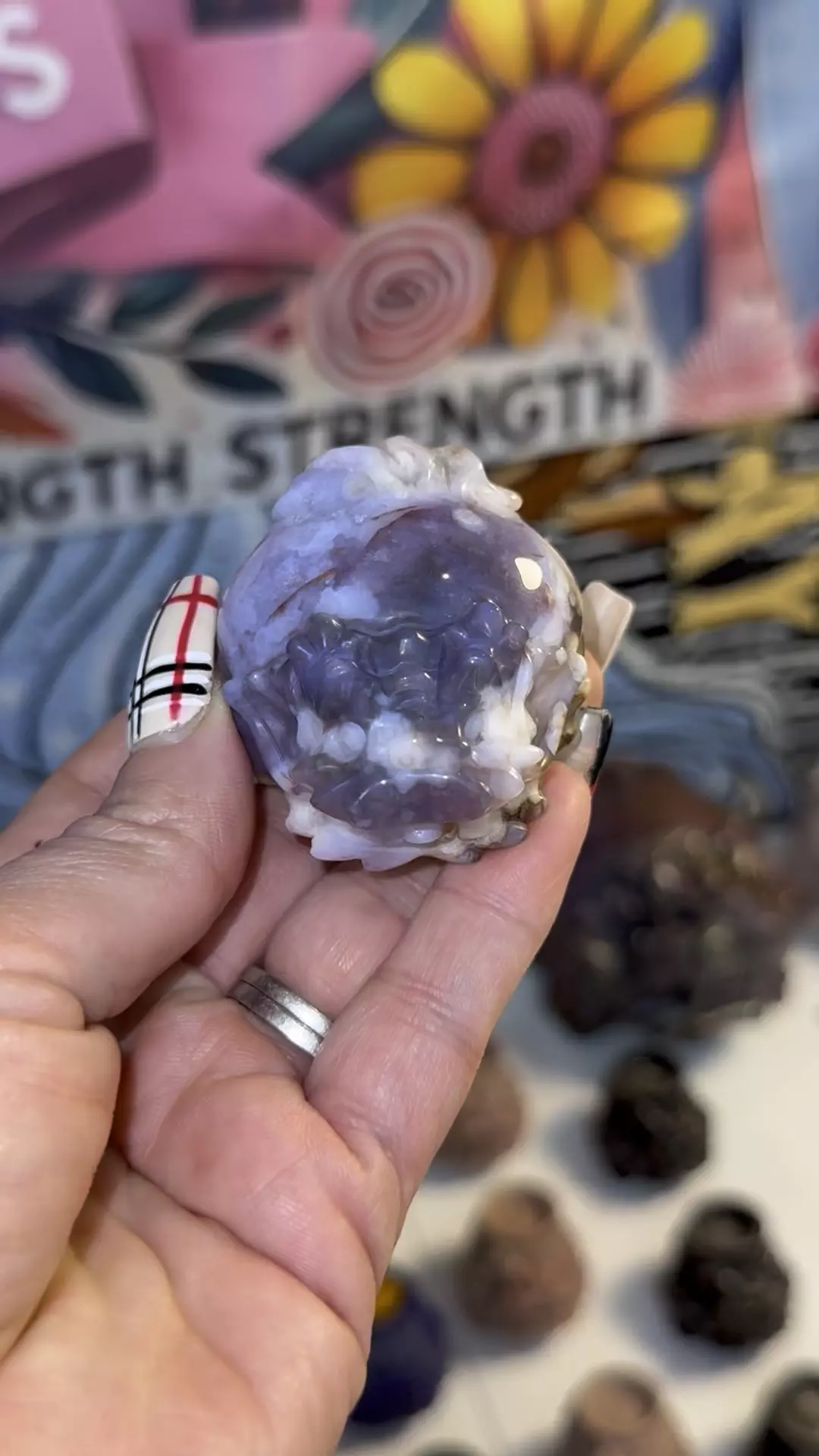 plant/Blue flower agate-0