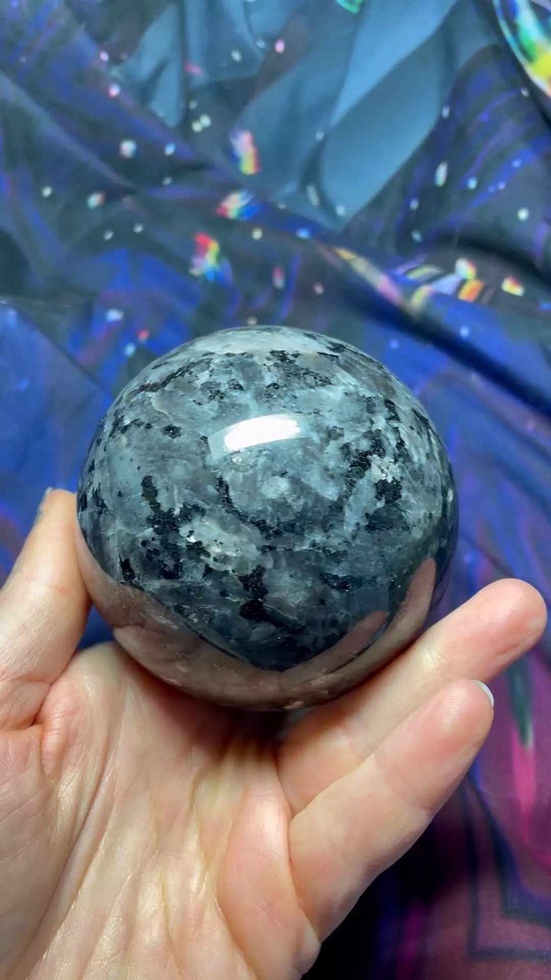 plant/#1 Larvakite sphere -0