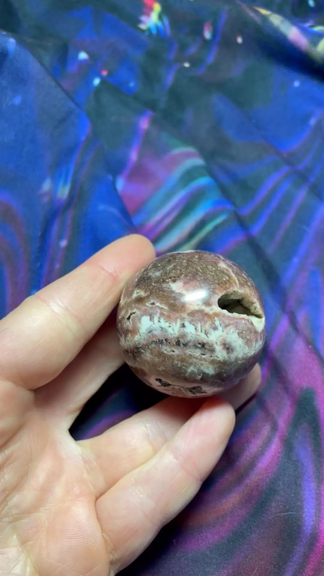 plant/Dark rhodochrocite Sphere-0