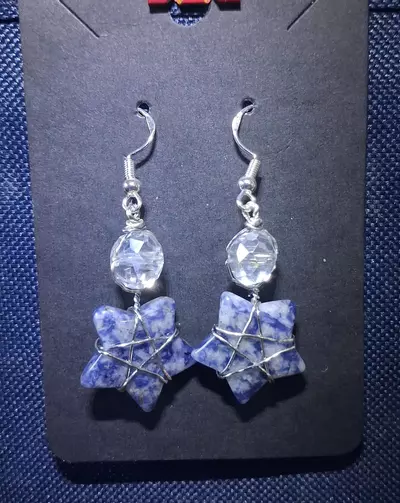 plant/Star earrings-0-thumbnail