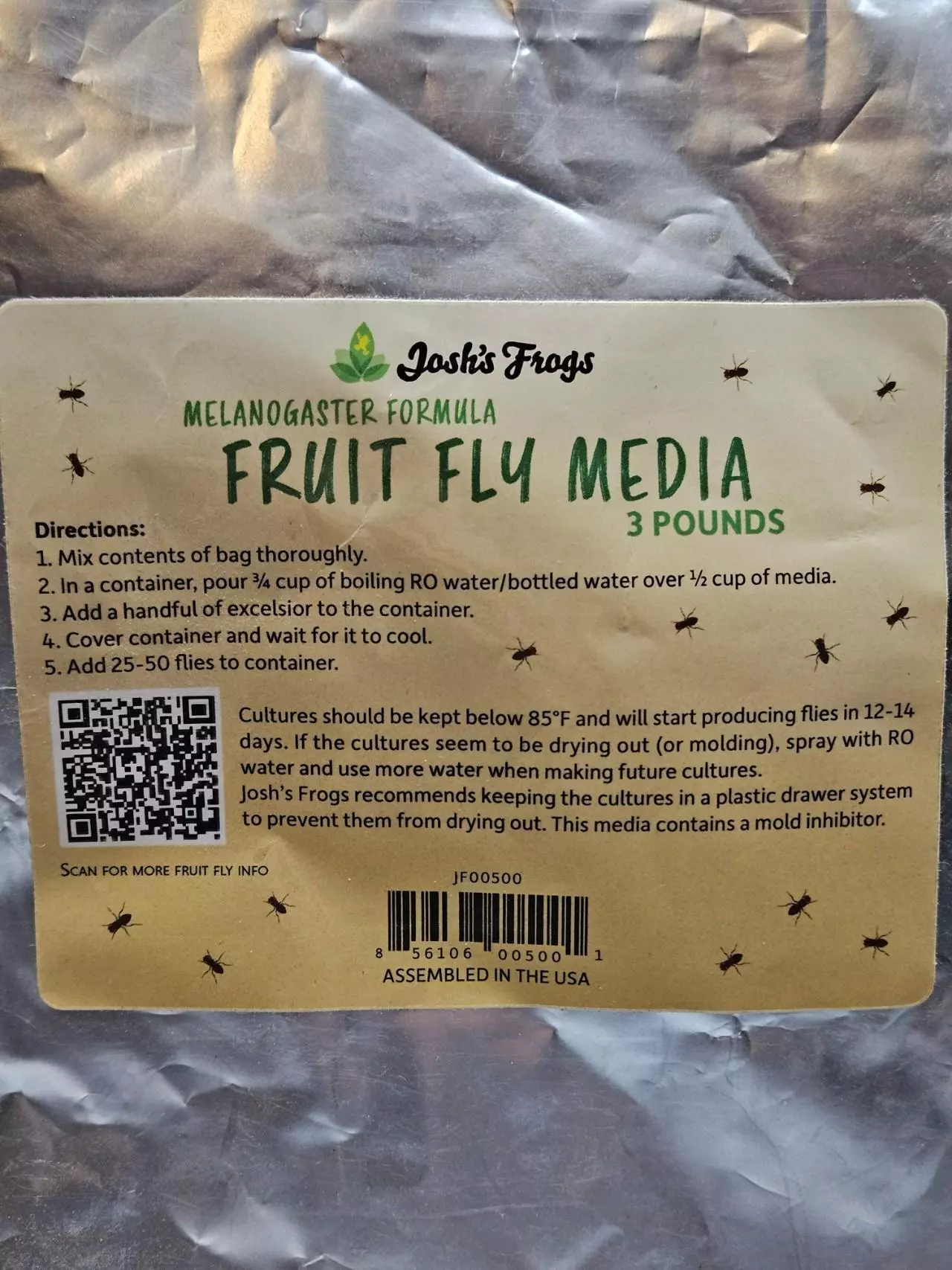 plant/3-PACK Melanogaster Fruit Fly DIY kit-1