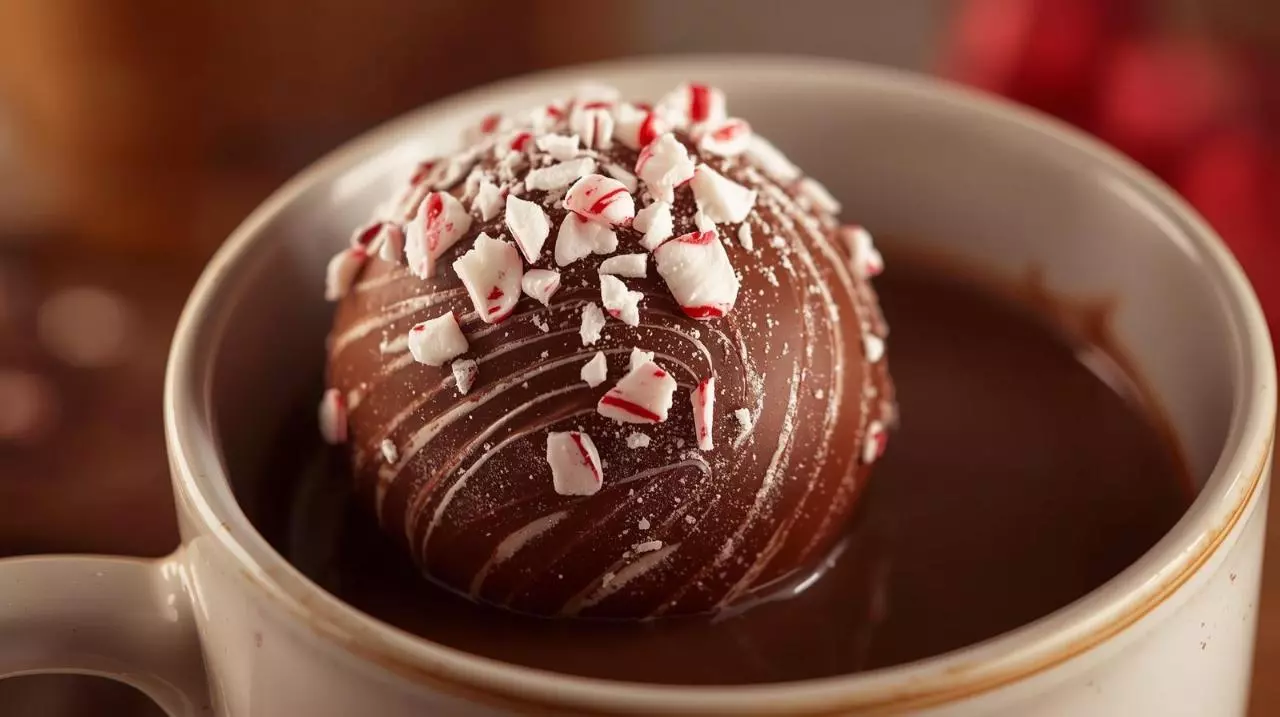 plant/Peppermint Chocolate Cococa Bomb-0