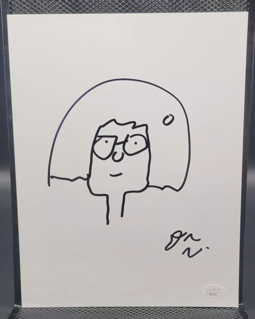 AUTO: DAN MINTZ "TINA-BOB'S BURGERS" ARTIST SKETCH 8x10" PHOTO JSA COA thumbnail