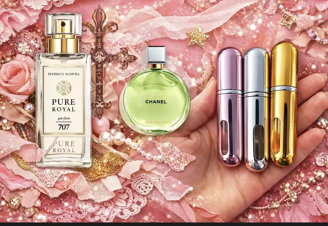 5 Ml refillable FM World 707 inspired by CHANEL - CHANCE EAU FRAICHE thumbnail