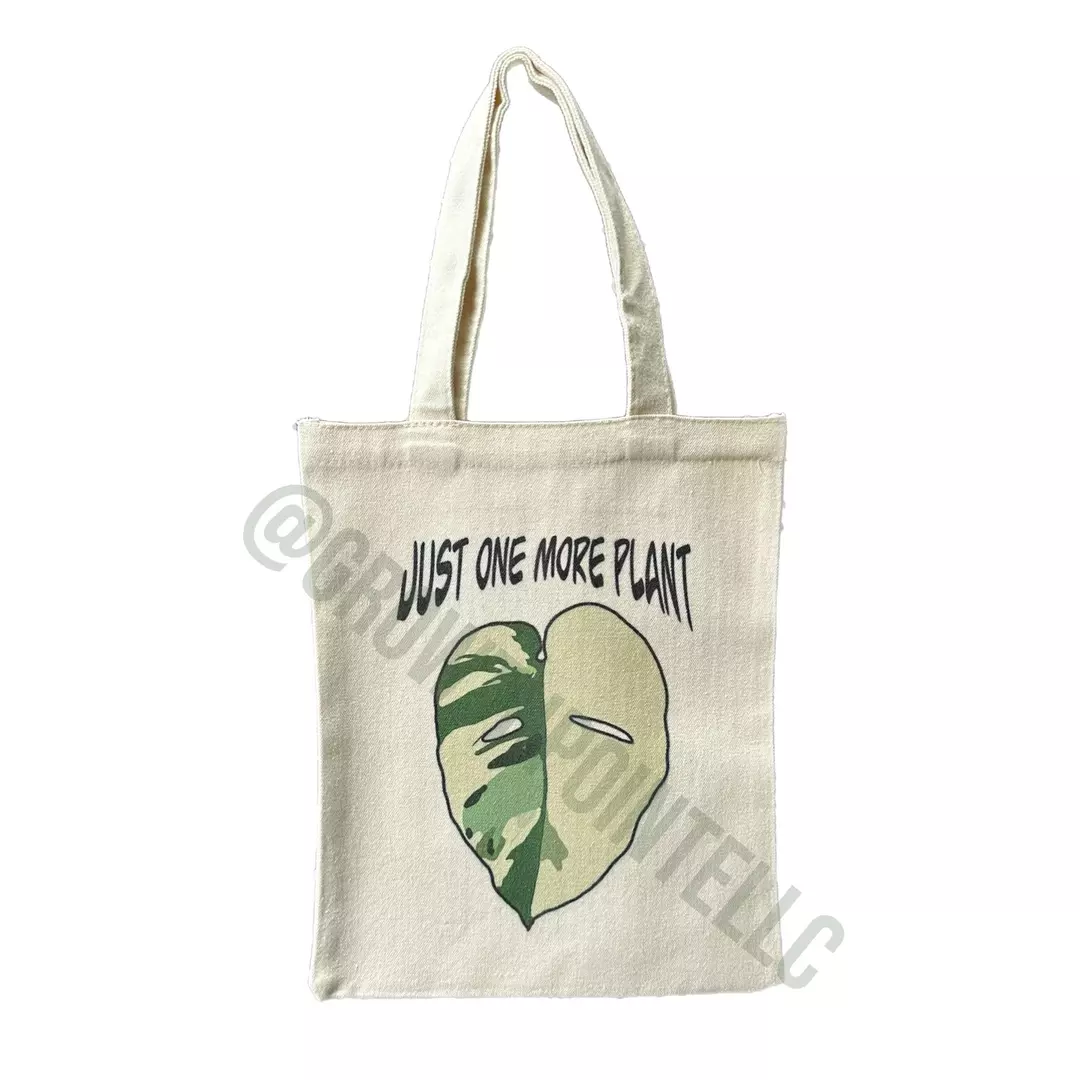 MINI TOTE BAG “Just One More Plant” thumbnail