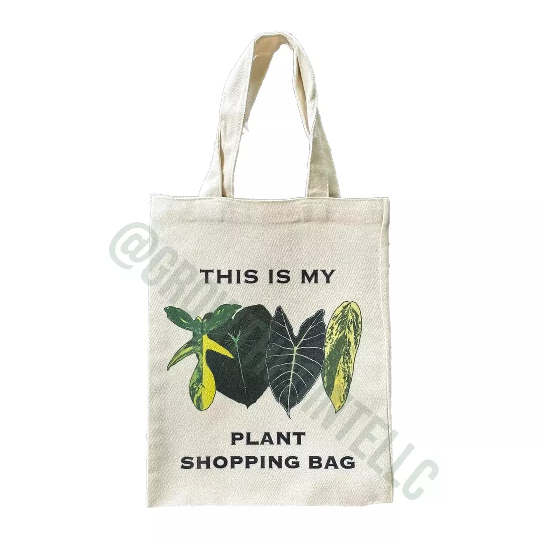 MINI TOTE BAG “This Is My Plant Shopping Bag” thumbnail