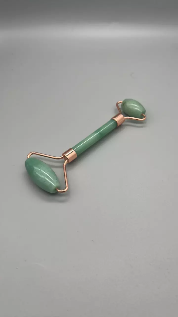 Green Aventurine Face Roller / Crystal Face Massager thumbnail