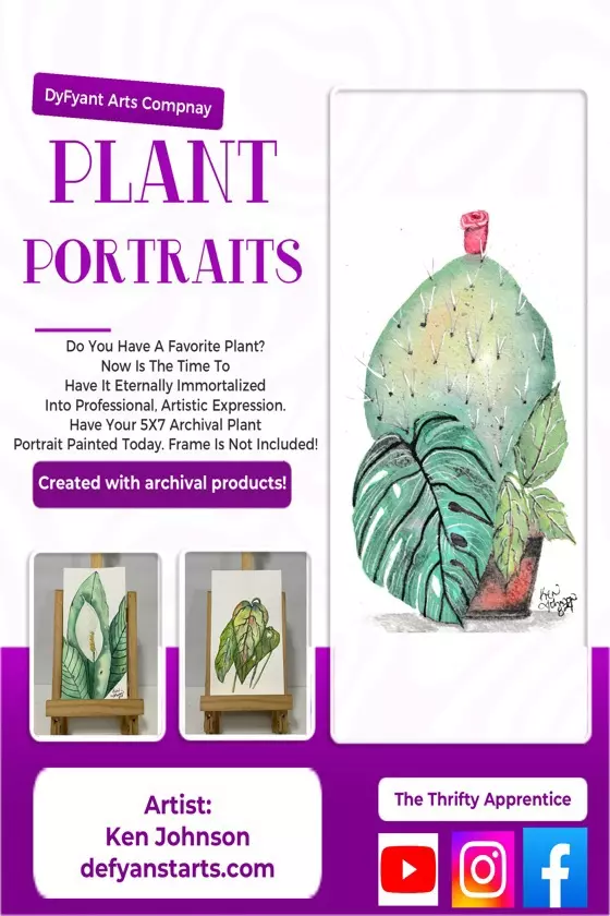 Hand Painted Plant Portraits thumbnail
