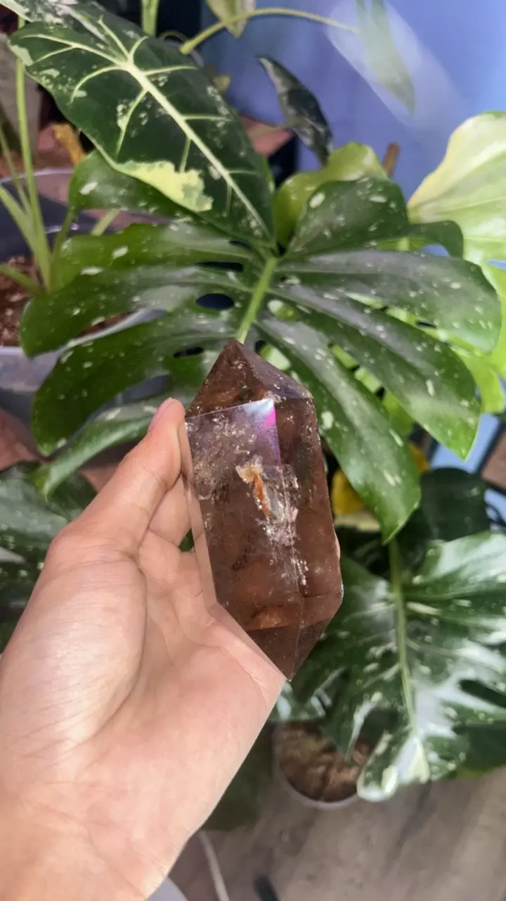 double point, smoky quartz thumbnail