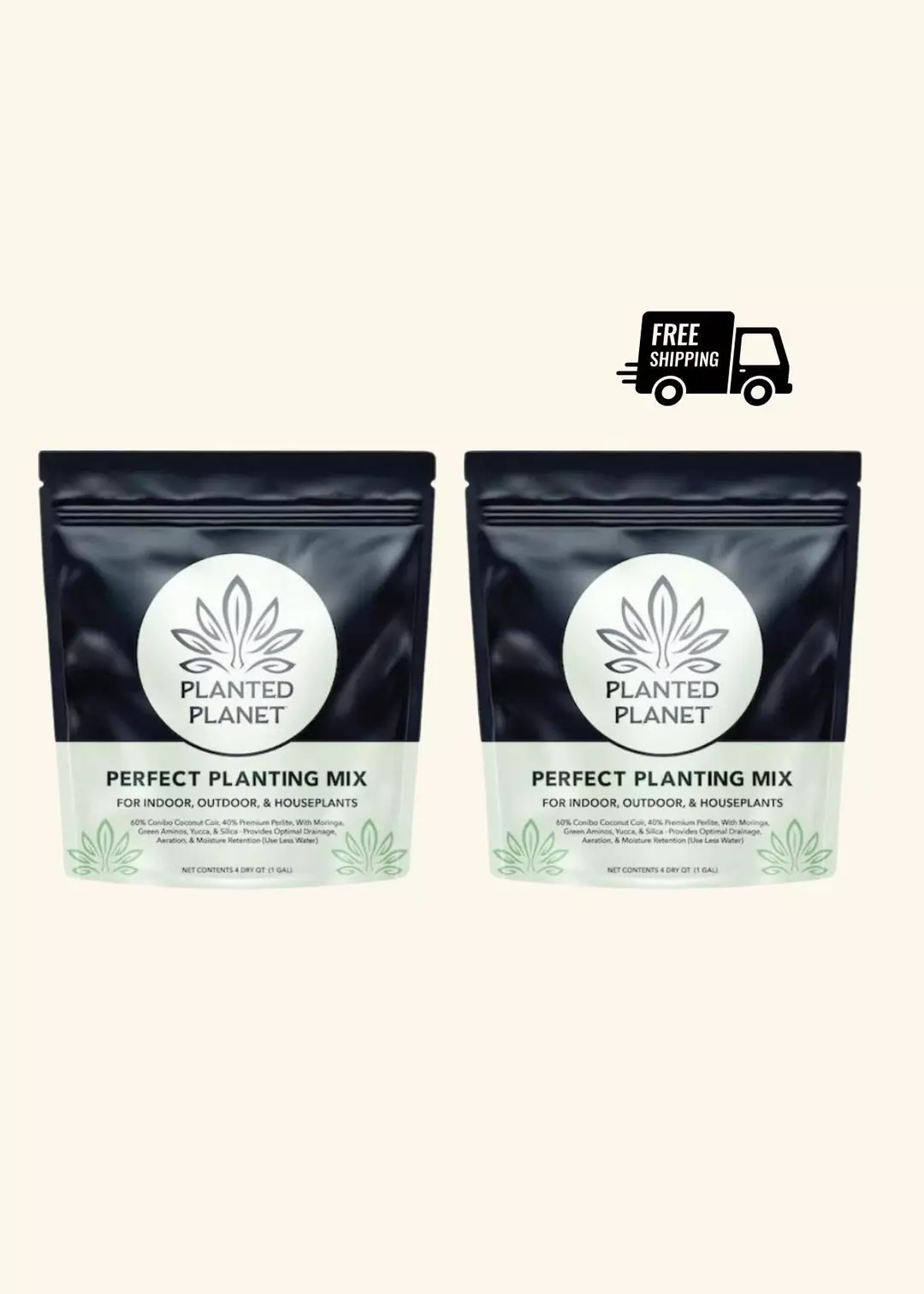 Planted Planet Perfect Planting Mix (2 Pack) (1 Gallon Bags) thumbnail